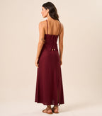 Vestido de Linho cereja Bárbara