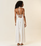 Vestido de Linho off-white Tricia